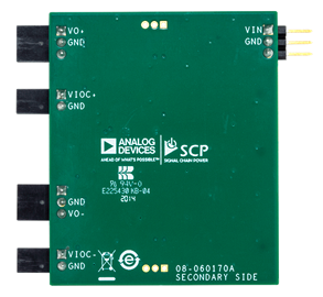 LT3463 Signal Chain Evaluation Board - Bottom View