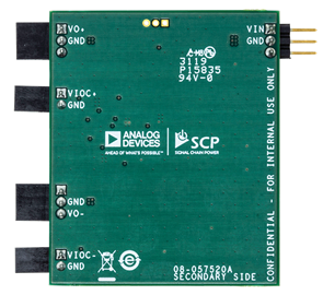 LT3472 Signal Chain Evaluation Board - Bottom View