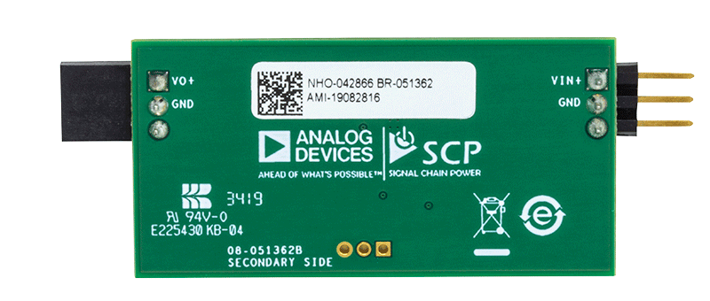 LT8410 Signal Chain Evaluation Board - Bottom View