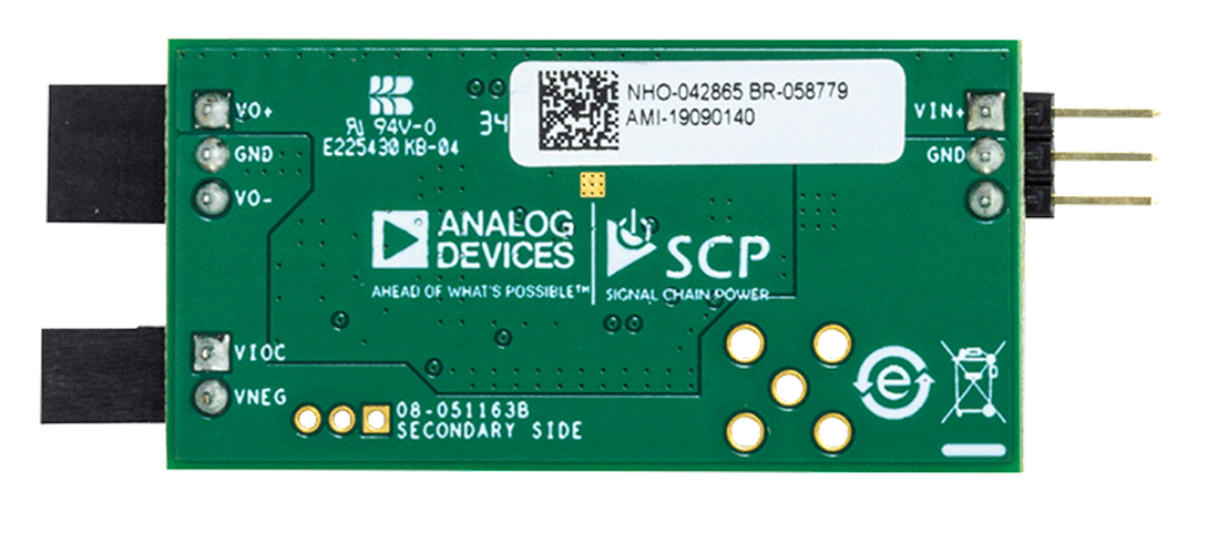 LT8609S Signal Chain Evaluation Board - Bottom View