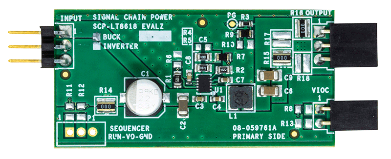 LT8618 Signal Chain Evaluation Board - Top View
