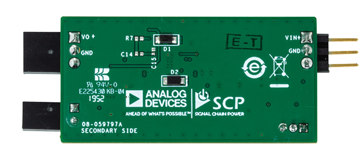 LTC3114 Signal Chain Evaluation Board - Bottom View