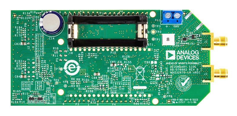 MAX32670-LR-ARDZ Board Photo Bottom View