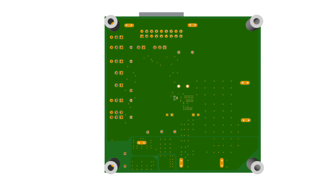 MAX77726EVKIT Evaluation Board Bottom View