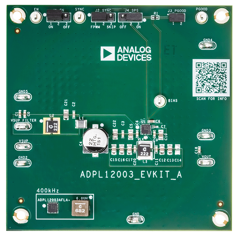 ADPL12003EVKIT Board Photo Top View