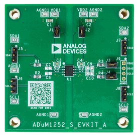 ADUM1252SEVKIT Board Photo Top