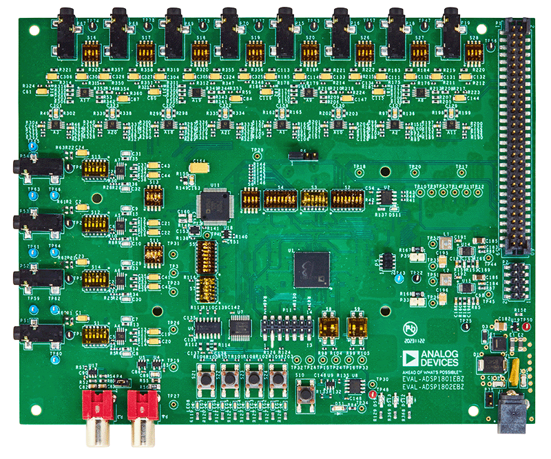 EVAL-ADSP1801-1802 Board Photo Top View
