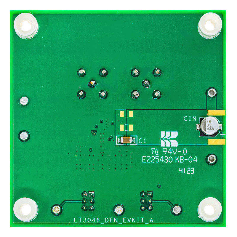 LT3046EVKIT Board Photo Bottom