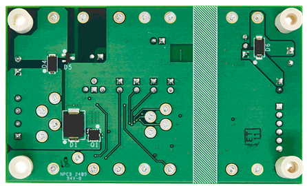 MAX14918AEVKIT Board Photo Bottom View