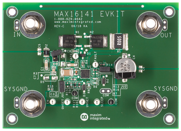 MAX16141EVKIT：ボード写真