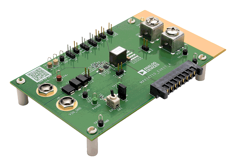 MAX16710EVKIT Board Photo Angle