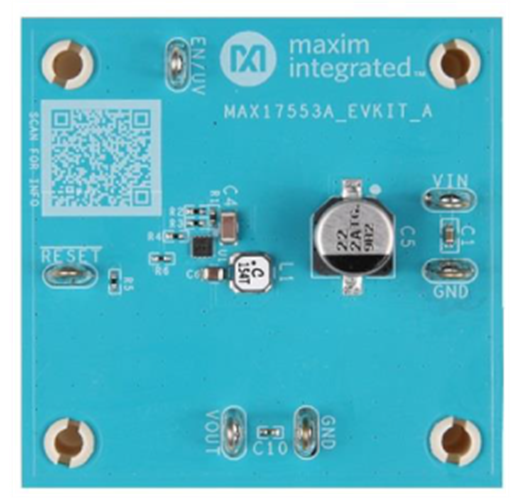 MAX17553AEVKIT: Board Photo