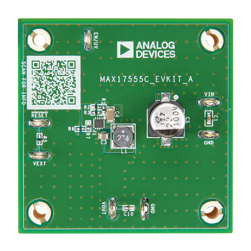 MAX17555C EVKIT Board Photo Top