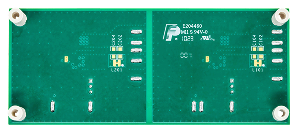 MAX17570A_MAX17570D_EVKIT Bottom Board Photo