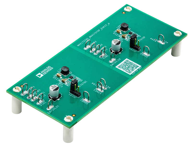 MAX17570C_MAX17570F_EVKIT Board Photo Angle