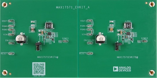 MAX7571EVKIT Board Photo