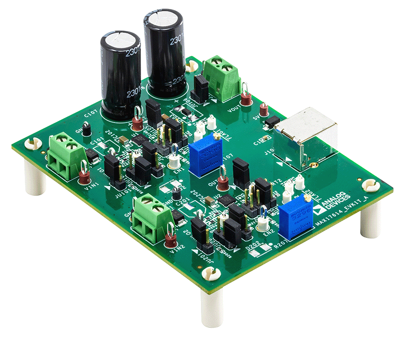 MAX17614EVKIT Board Photo Angle