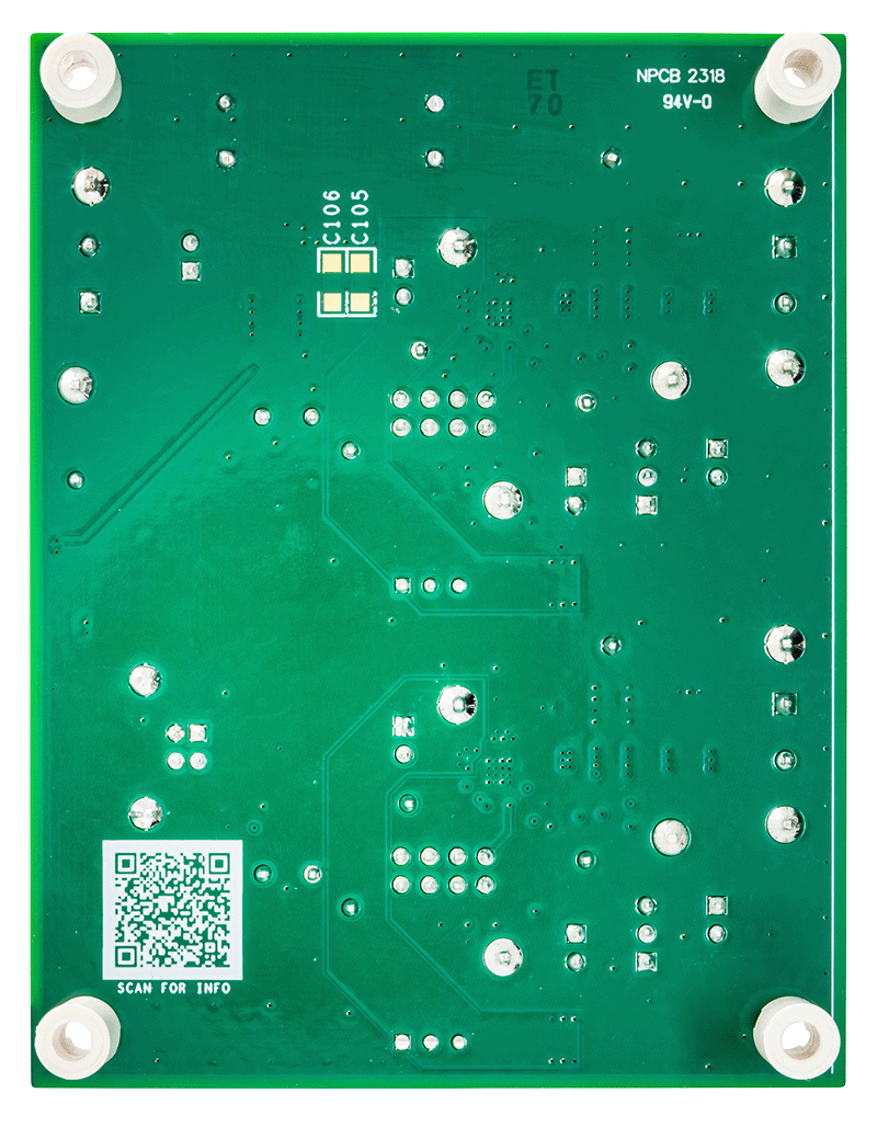 MAX17614EVKIT Board Photo Bottom