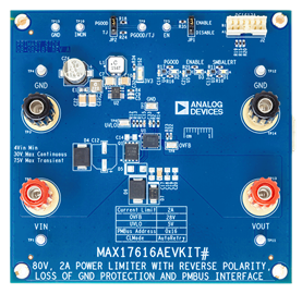 MAX17616AEVKIT Board Photo Top View