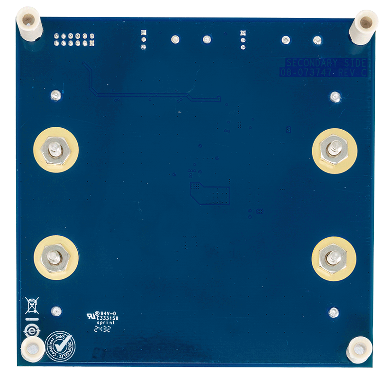 MAX17616EVKIT Board Photo Bottom View