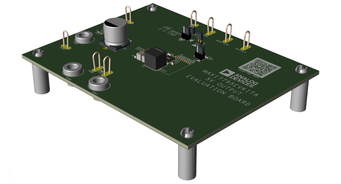 MAX17795EVKITA Board Photo Top View