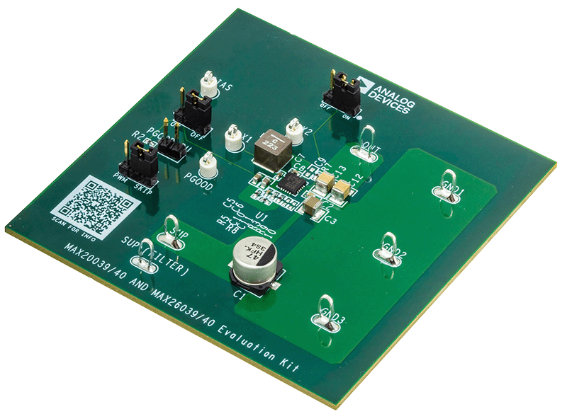 MAX20039EVKIT Board Photo Angle View