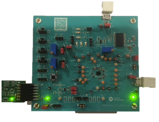 MAX20303EVSYS:ボード写真
