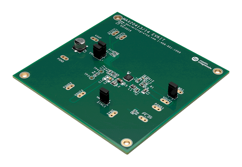 MAX20413EVKIT Board Photo Angle