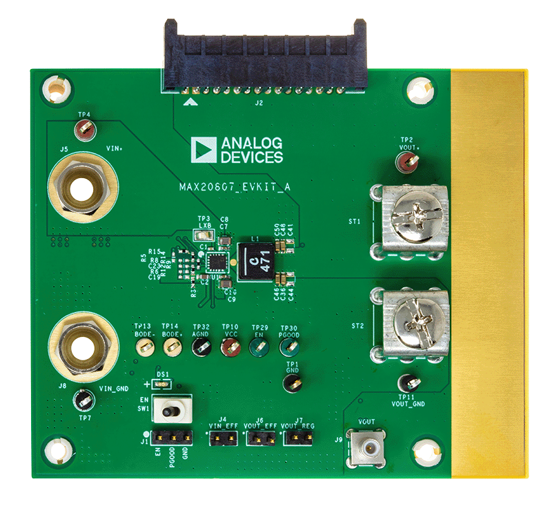 MAX20807EVKIT Board Photo Top View
