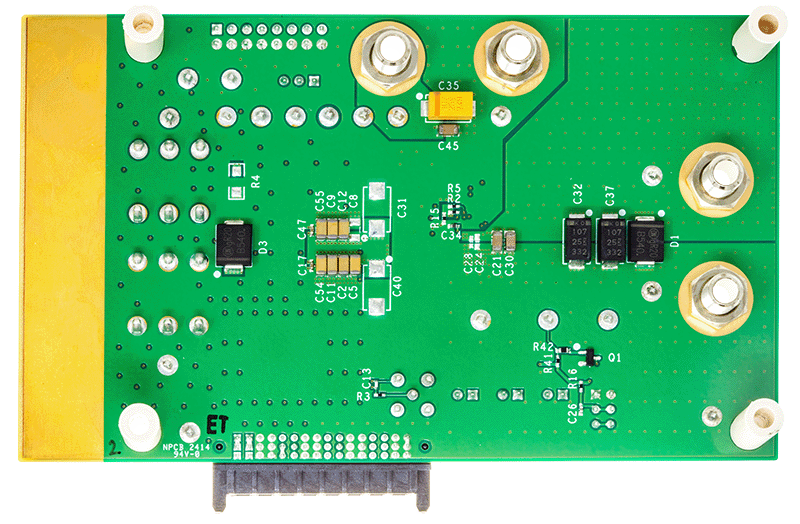 MAX20840TEVKIT Board Photo Bottom View