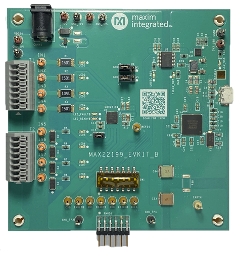 MAX22199EVKIT:ボード写真