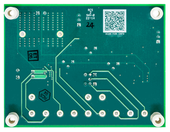 MAX22202EVKIT Board Photo Bottom