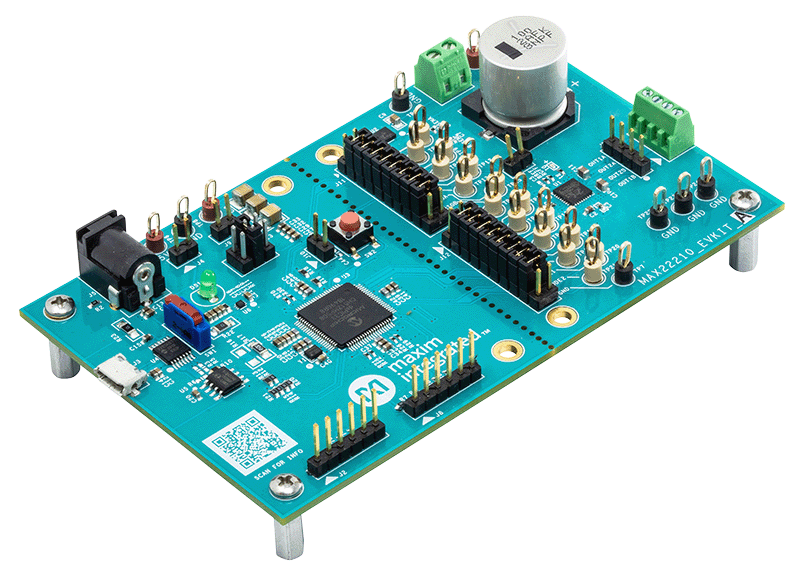 MAX22210EVKIT Board Photo Angle