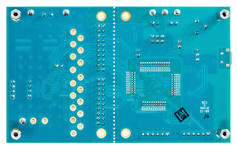 MAX22210EVKIT Board Photo Bottom