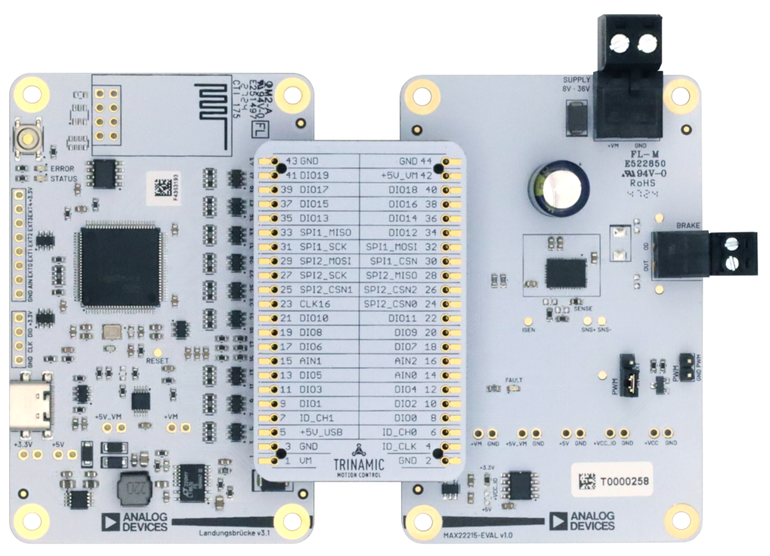 MAX22215EVKIT Evaluation Board Photo Top View