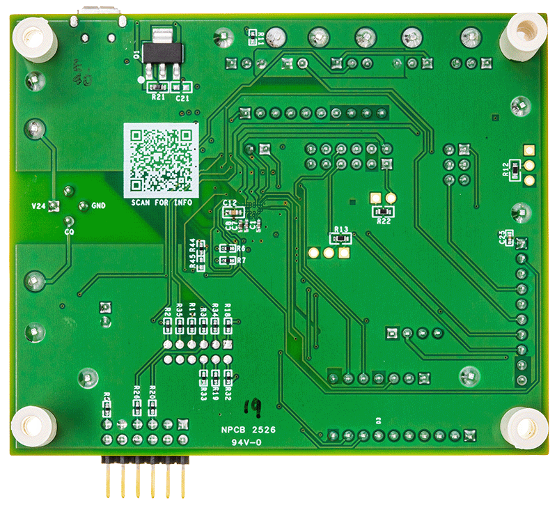 MAX22522EVKIT Board Photo Bottom View