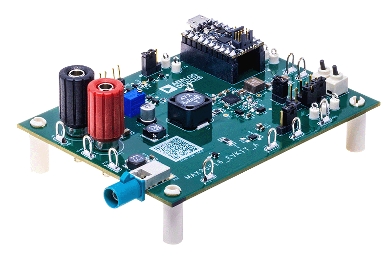 MAX25616EVKIT Board Photo Angle View