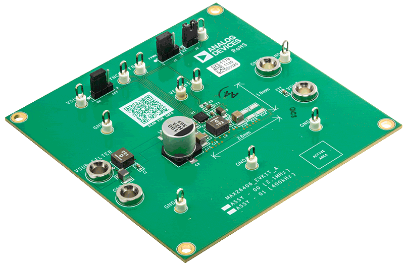 MAX26406EVKIT Board Photo Angle View