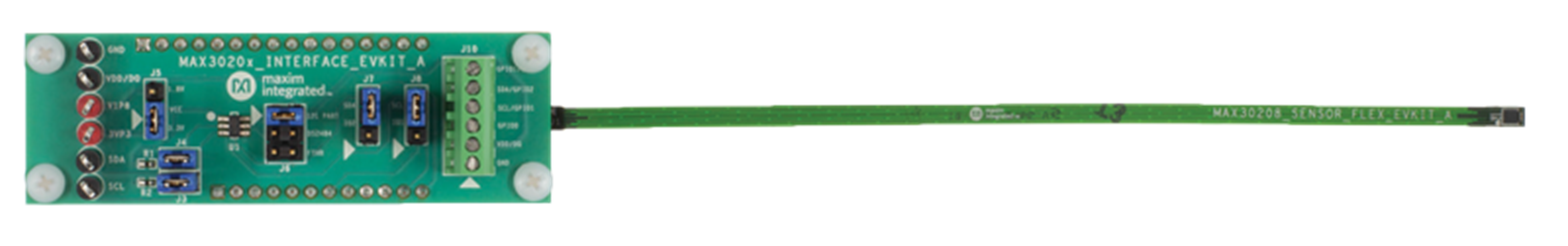 MAX30208EVSYS：ボード写真
