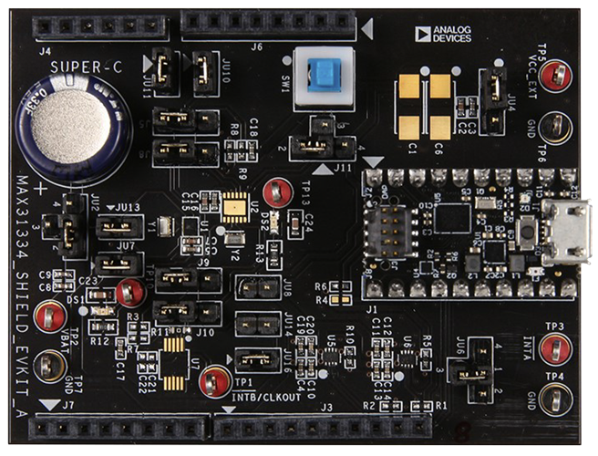 MAX31334SHLD: Board Photo