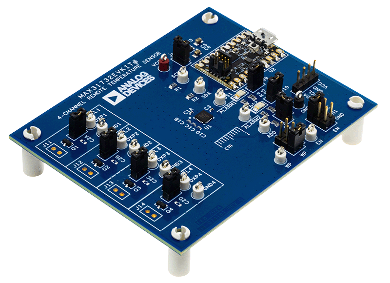 MAX31732EVKIT Board Photo Angle View