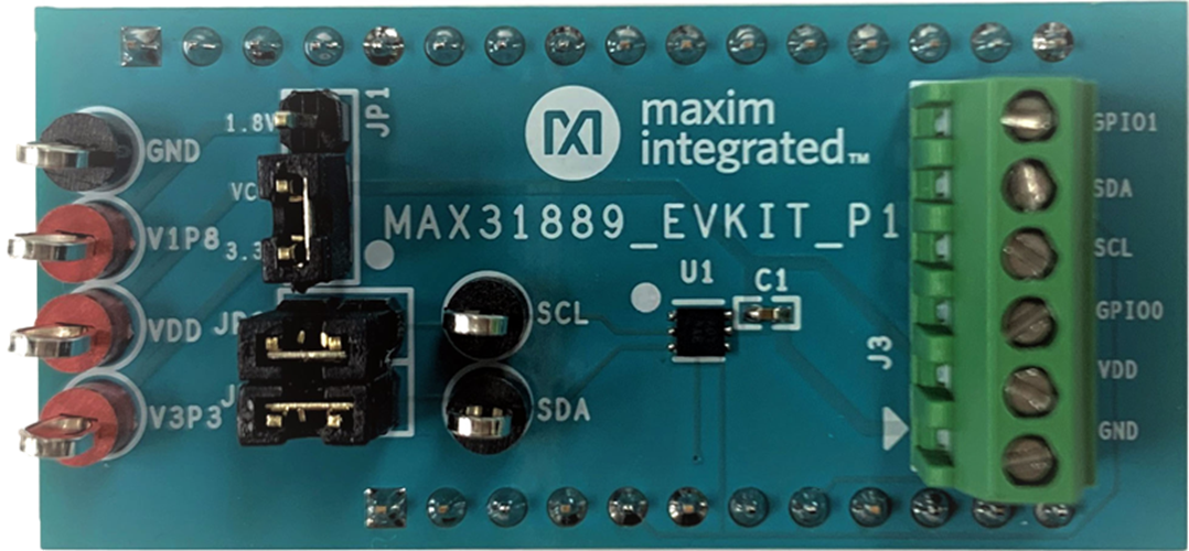 MAX31889EVSYS:ボード写真