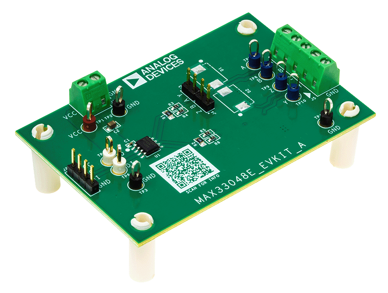 MAX33048EEVKIT Board Photo Angle View