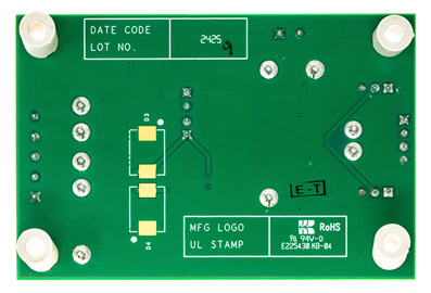 MAX33049EEVKIT Board Photo Bottom View