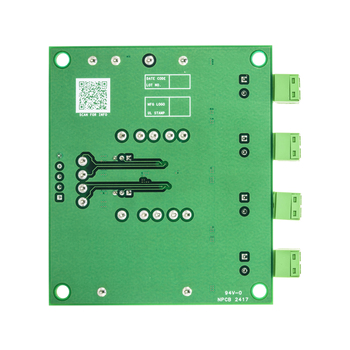 MAX3307XEEVKIT Bottom evaluation board