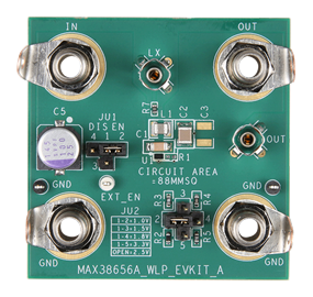 MAX38656AEVK-WLP Board Photo Top View