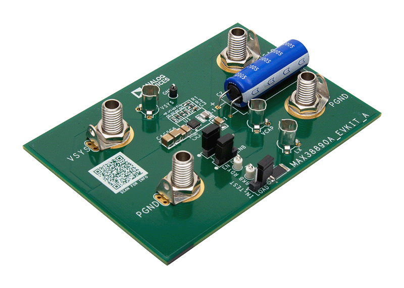 MAX38890AEVKIT Board Photo Angle