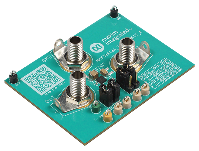 MAX38913AEVK Board Photo Angle View