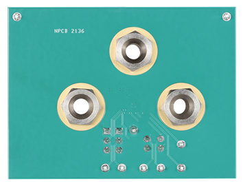 MAX38913AEVK Board Photo Bottom View