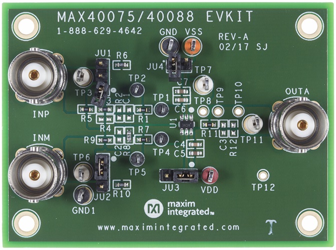 MAX40088EVKIT：ボード写真